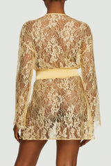 Coco de Mer Fiorella Robe in Gold