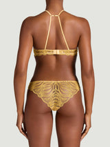 Coco de Mer Celeste High Neck Plunge Bra