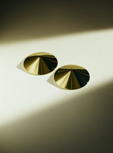 Pair of Bordelle luxury 24K gold-plated nipple covers against solid background