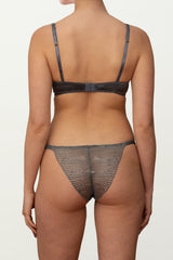 Coco de Mer Athena Silver Balcony Bra