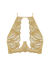 Coco de Mer Celeste High Neck Plunge Bra