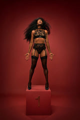 Coco de Mer Aphrodite High Neck Balconette Bra