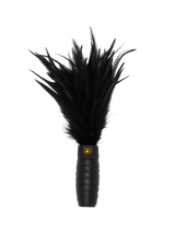 Coco de Mer Black Leather Feather Tickler