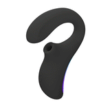 A 360-degree gif showing Lelo Enigma triple stimulation vibrator with clitoral suction and stimulation for the A-Spot and the G-Spot