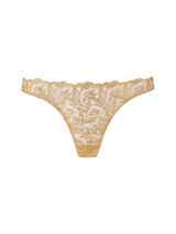 Luxury Gold Embroidery Brazilian Knicker