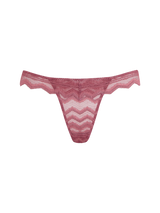 Muse by Coco de Mer Margot Brazilian Knicker in Deep Rose