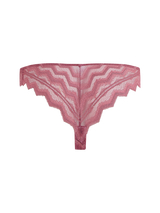Muse by Coco de Mer Margot Brazilian Knicker in Deep Rose