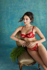 Coco de Mer Luxury Lingerie Red