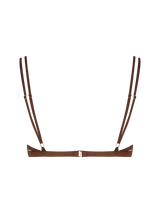 Muse by Coco de Mer Rosalia Bandeau Bra in Cocoa