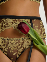 Coco de Mer Flavia Suspender Belt