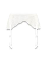 Coco de Mer Athena in Ivory Suspender Belt