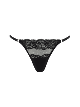 Coco de Mer Seraphine Brazillian Knicker - Black Friday