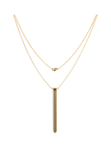 Crave Vesper 2 Vibrator Necklace 24k Gold Plated