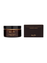 Coco de Mer Enraptured Figment Massage Candle with luxury velvet brown box