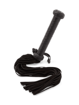 Coco de Mer Black Leather Flogger for Spanking