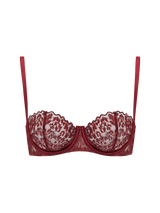Lola Red Lace Balcony Bra