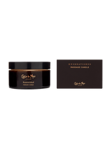 Coco de Mer Roseravished Massage Candle with luxury velvet brown box
