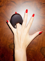 Coco de Mer Couple's Ring coco de mer the ring couples toy cock vibrating ring in chocolate smooth silicone male toys female pleasure