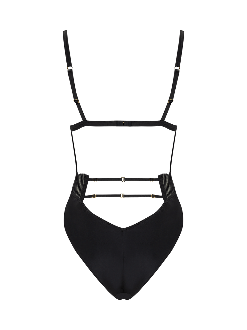 Athena Black Lace Bodysuit