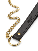 Coco de Mer Black Leather Chain