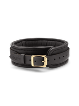 Coco de Mer Black Leather Collar