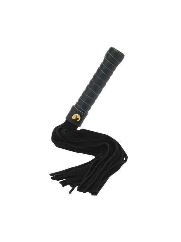 Coco de Mer Black Leather Small Flogger