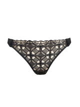Bordelle Alta Open Back Brief Black