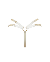 Bordelle Signature Mesh Harness Thong in Ivory