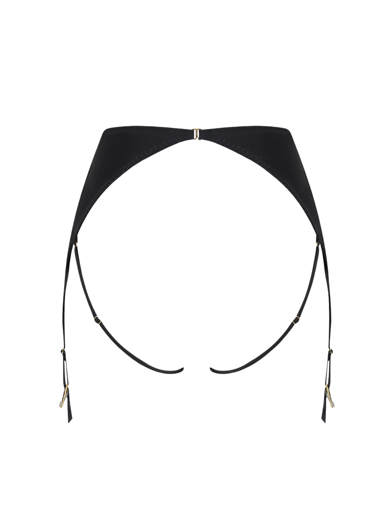An Athena High-Waisted Open Suspender Knicker shown to display the open back