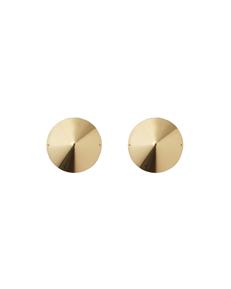 Pair of Bordelle luxury 24K gold-plated nipple covers 