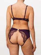 Coco de Mer Lunaria High Waisted Open Knicker