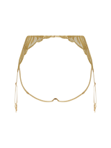 Coco de Mer Celeste High Waist Open Suspender Knicker