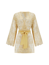 Coco de Mer Fiorella Robe in Gold