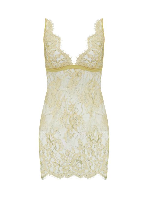 Coco de Mer Fiorella Slip in Gold