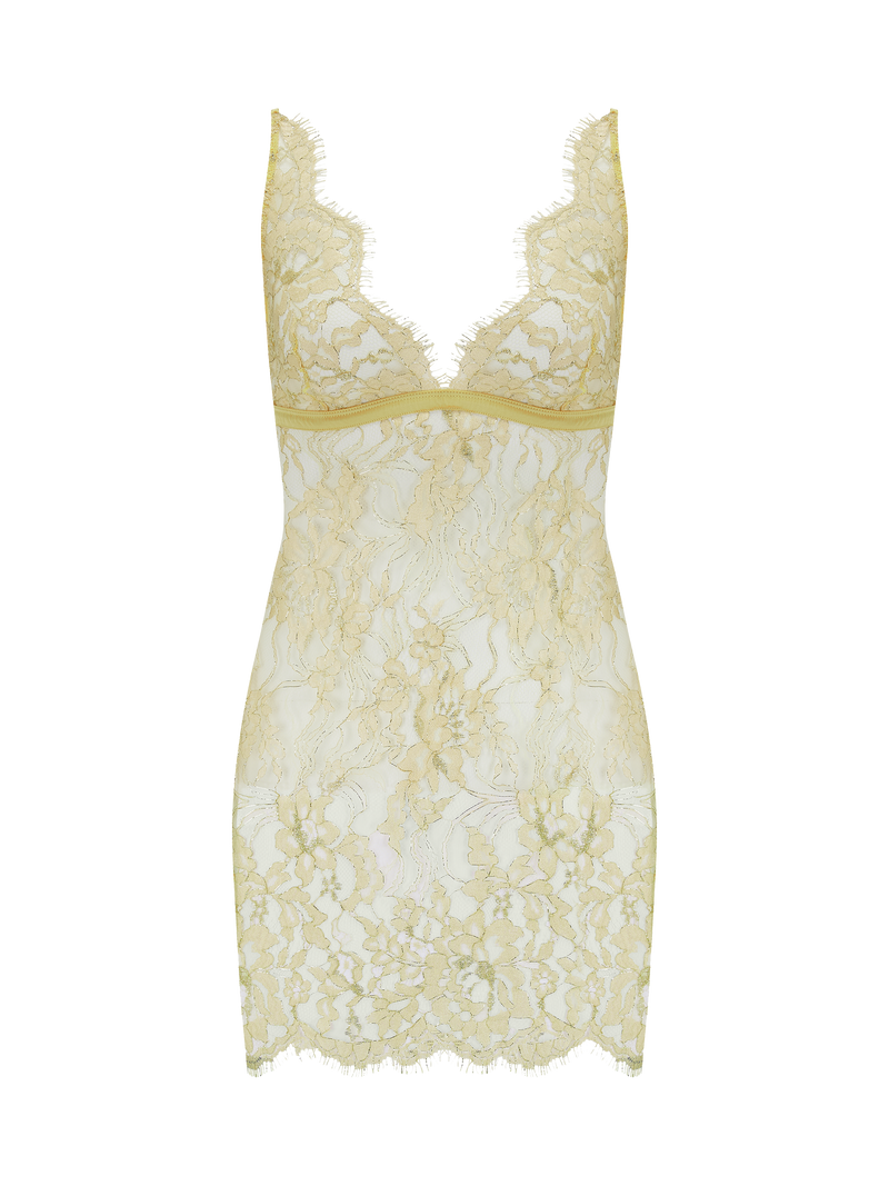 Coco de Mer Fiorella Slip in Gold