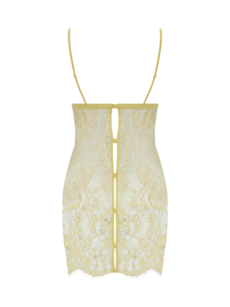 Coco de Mer Fiorella Slip in Gold