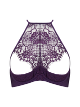 Coco de Mer Hera Quarter Cup Bra in Violet