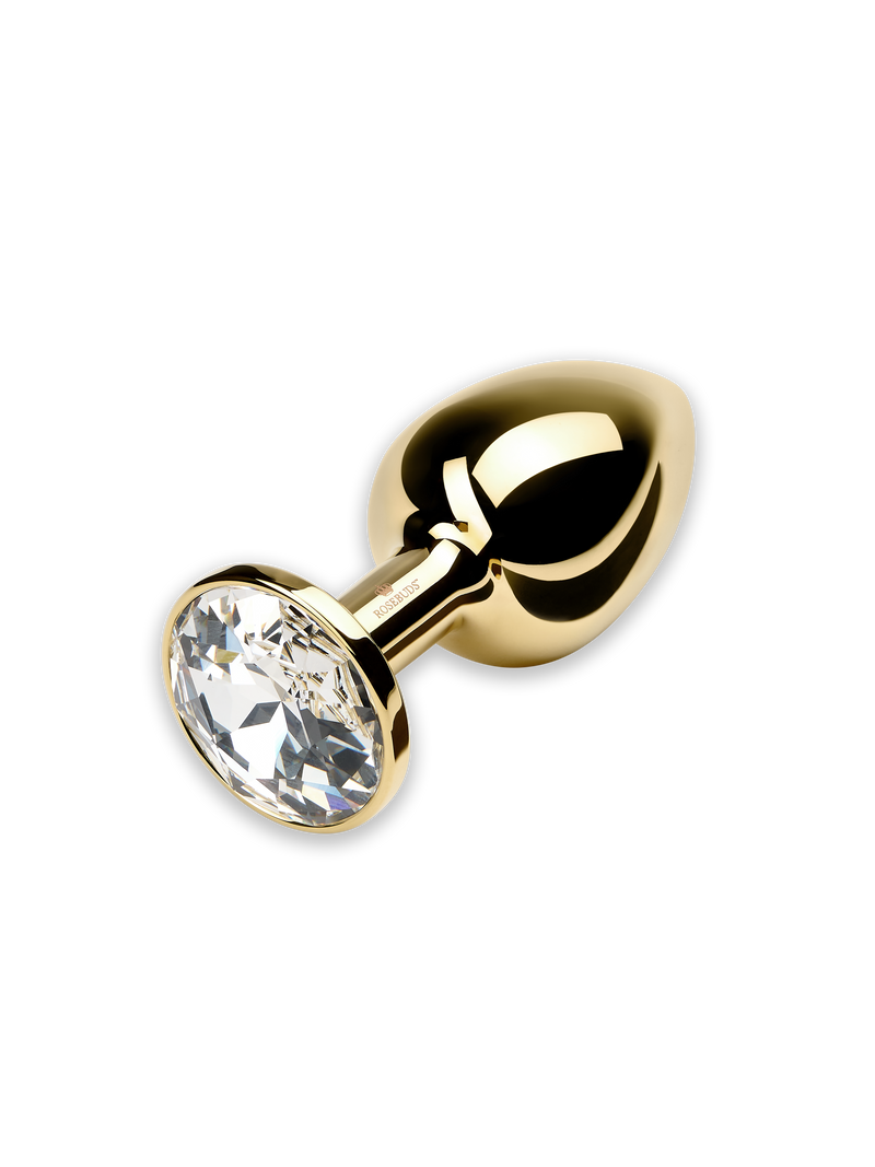 Julian Snelling Medium Gold Stainless Steel Butt Plug with Crystal Sto Coco de Mer Julian Snelling Medium Gold Stainless Steel Butt Plug with Crystal Sto Coco de Mer