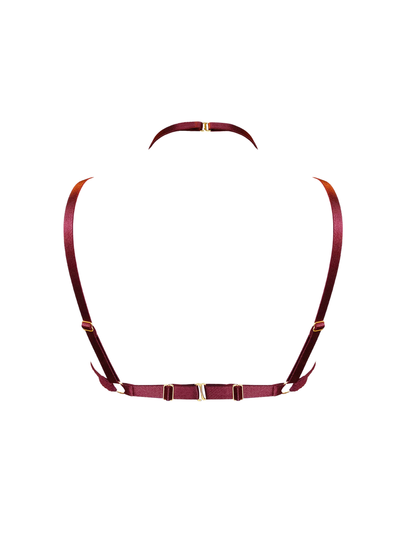 Bordelle Dia Ouvert Wire Bra Morello
