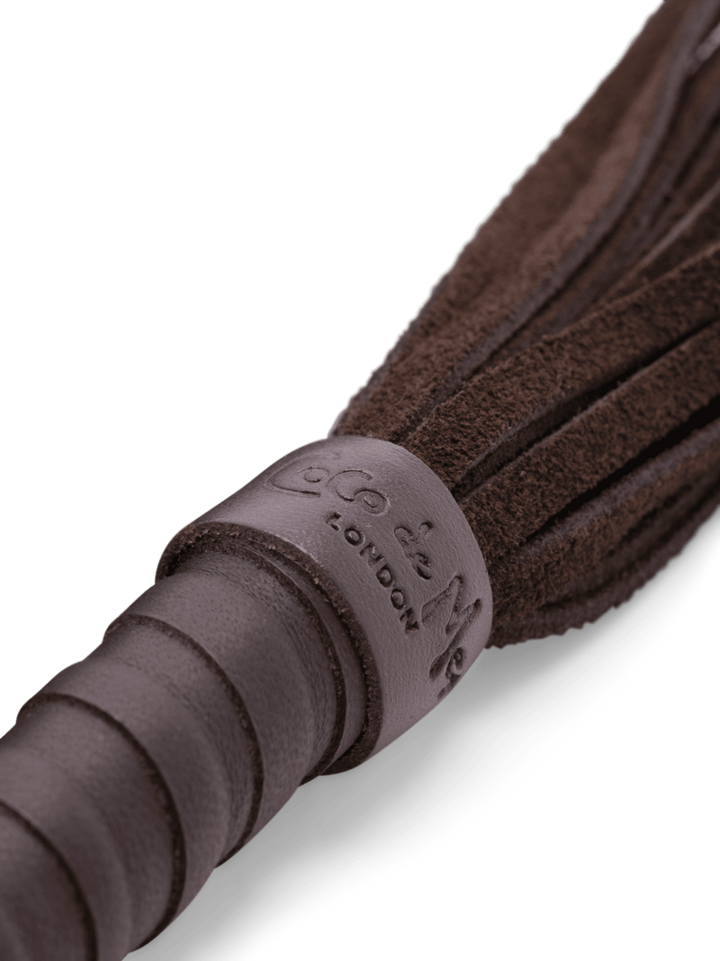 Coco de Mer Brown Leather Flogger Small