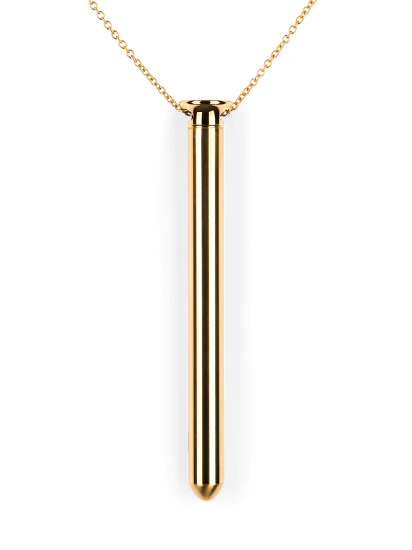 Crave Vesper Vibrator Necklace Gold