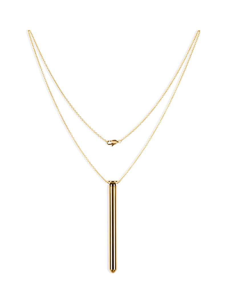 Crave Vesper Vibrator Necklace Gold