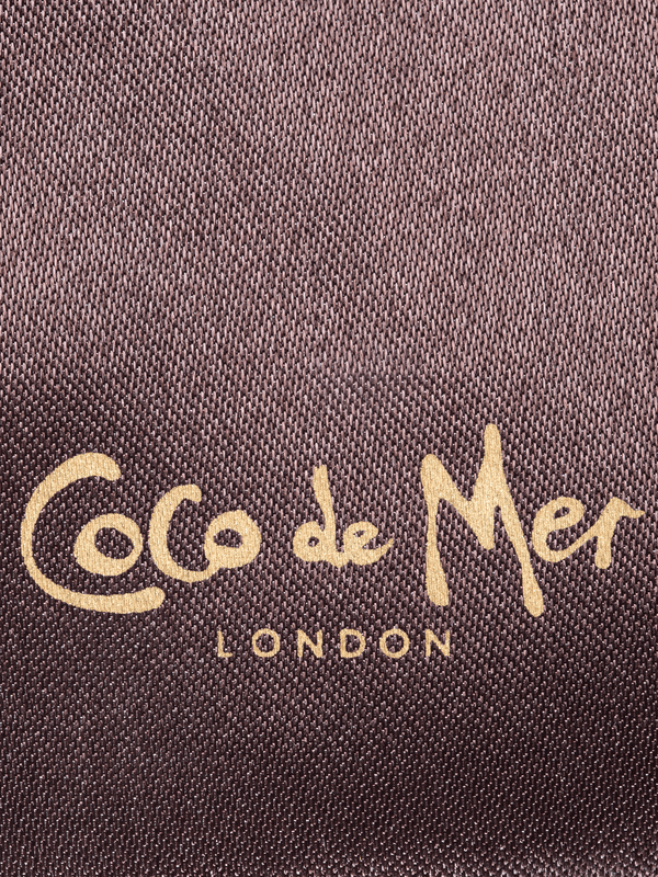 Coco de Mer Large Satin Padded Bag