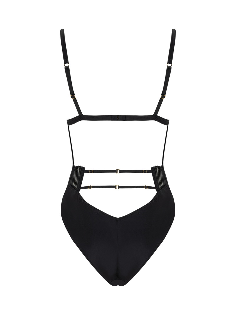 Athena Black Lace Bodysuit