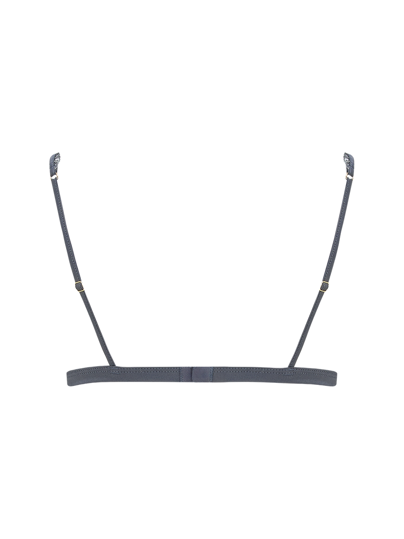 Coco de Mer Athena Silver High Apex Triangle Bra