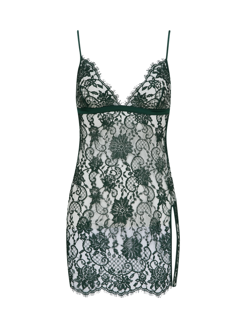 Coco de Mer Hera Deep Green Slip