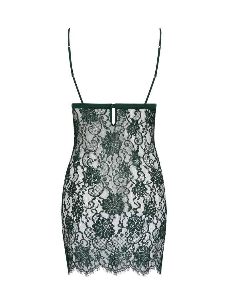 Coco de Mer Hera Deep Green Slip
