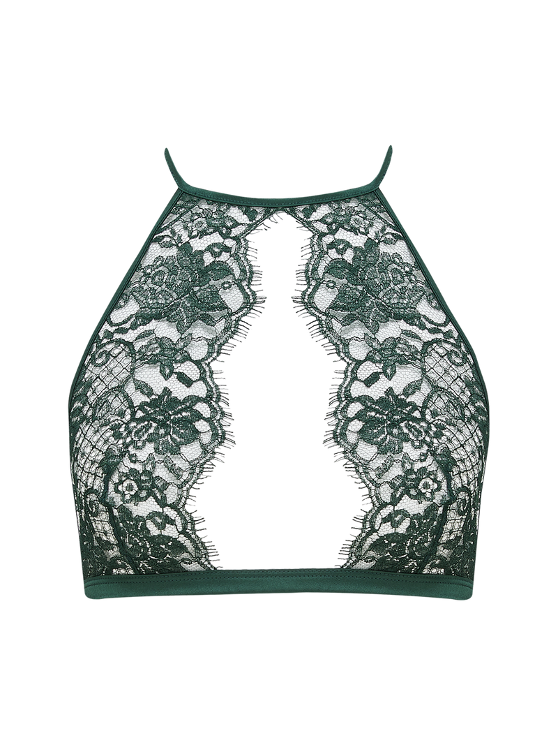 Coco de Mer Hera Deep Green Soft Cup Bra