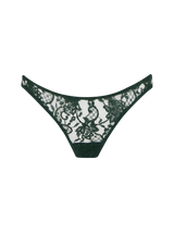 Coco de Mer Hera Deep Green Skirted Thong
