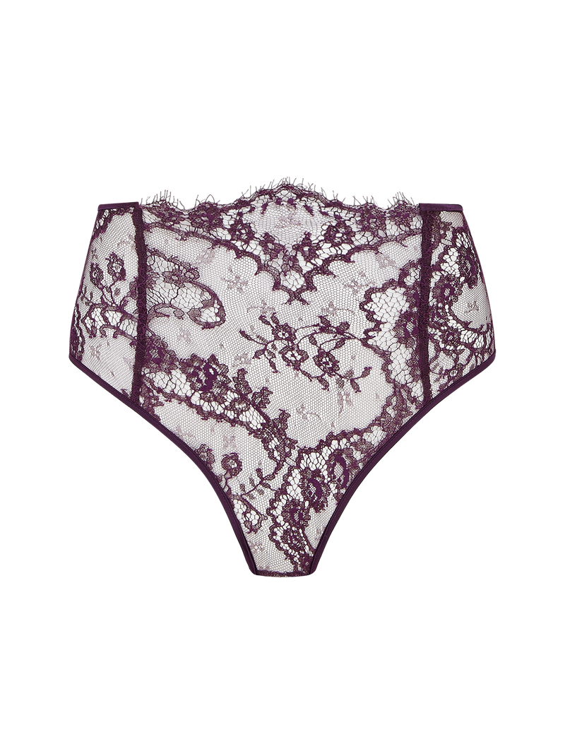 Coco de Mer Lunaria High Waisted Open Knicker